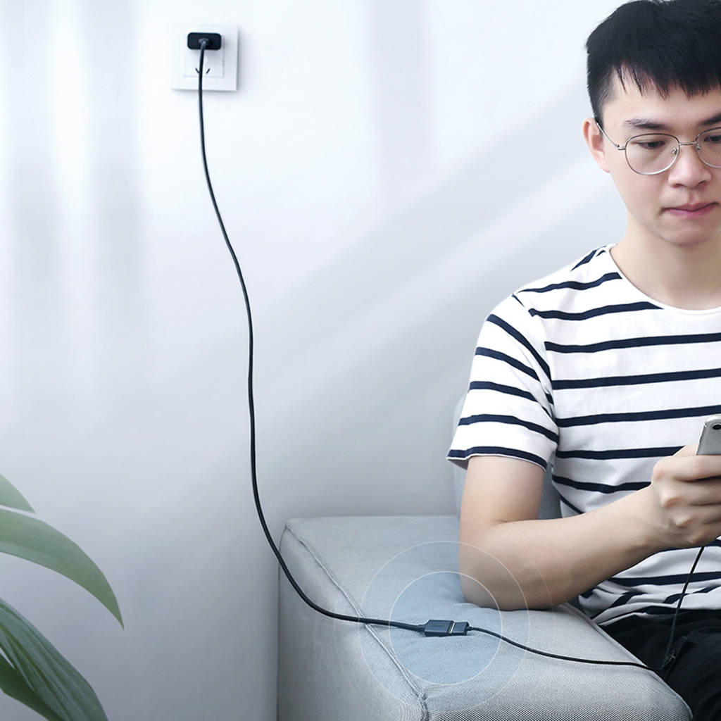 USB prodlužovací kabel UGREEN US103, 5m, černý