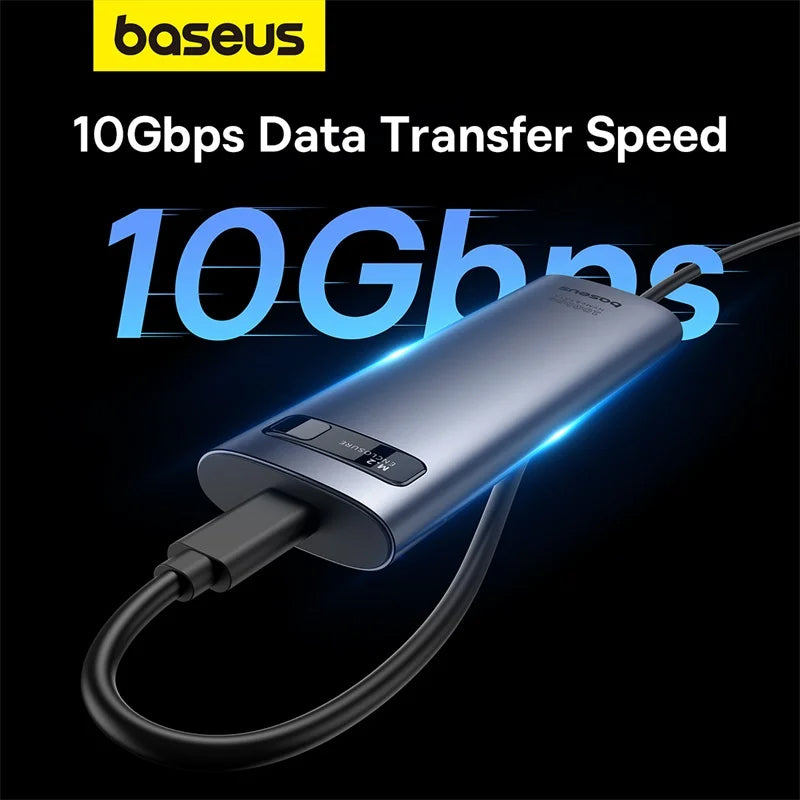 Rack Baseus FlyJoy Series pro SSD SATA M.2 NVMe, šedý B00760600811-02