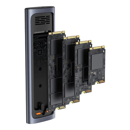 Rack Baseus FlyJoy Series pro SSD SATA M.2 NVMe, šedý B00760600811-02