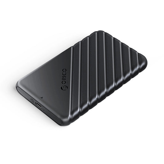 Rack Orico 25PW1C-C3 pro HDD / SSD SATA 2,5 palce, USB-C, černý