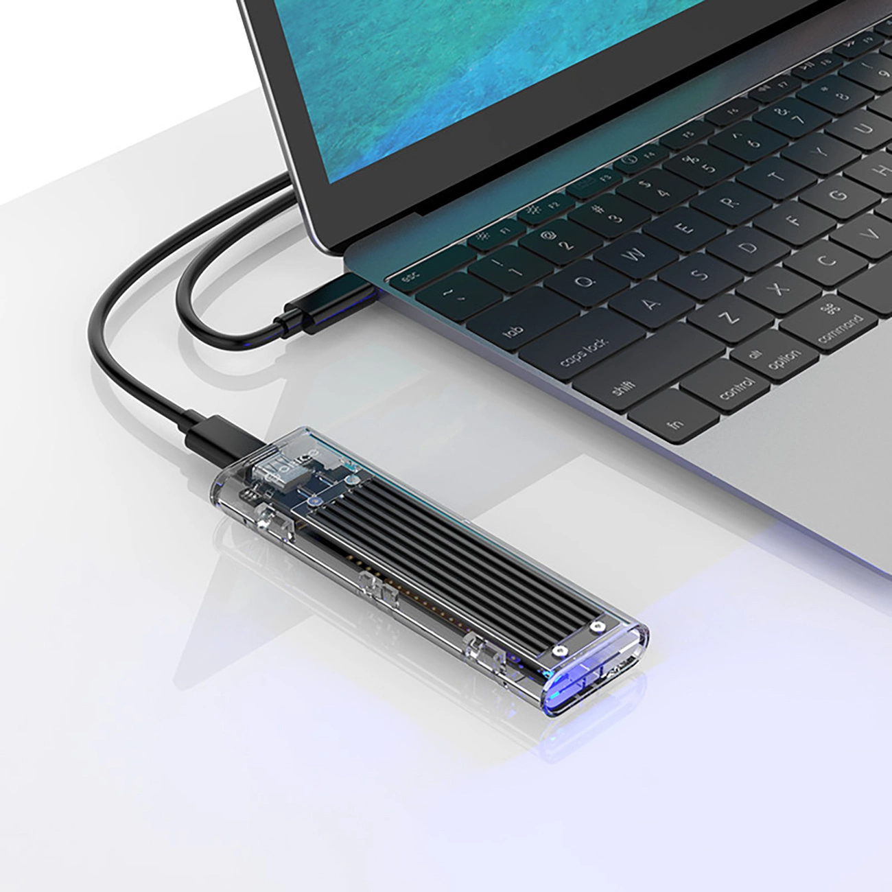 Orico TCM2-C3 rámeček pro SSD M.2 NVMe, černý
