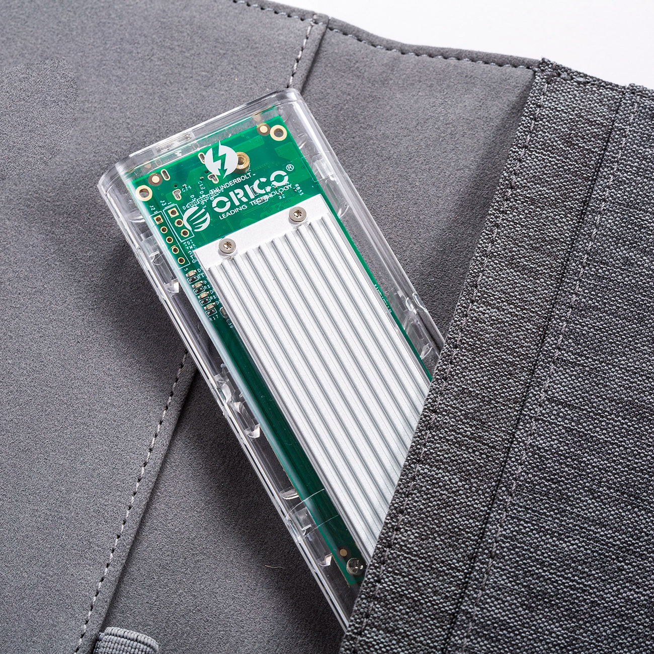 Orico TCM2-C3 rámeček pro SSD M.2 NVMe, šedý