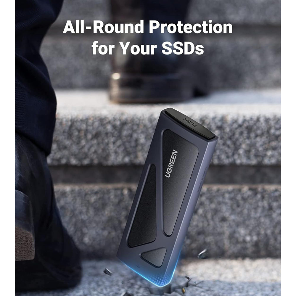 Rack UGREEN CM578 pro SSD M.2 NVMe, šedý