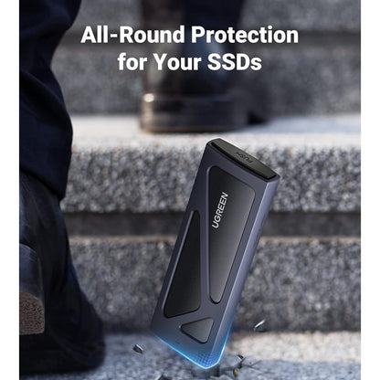 Rack UGREEN CM578 pro SSD M.2 NVMe, šedý