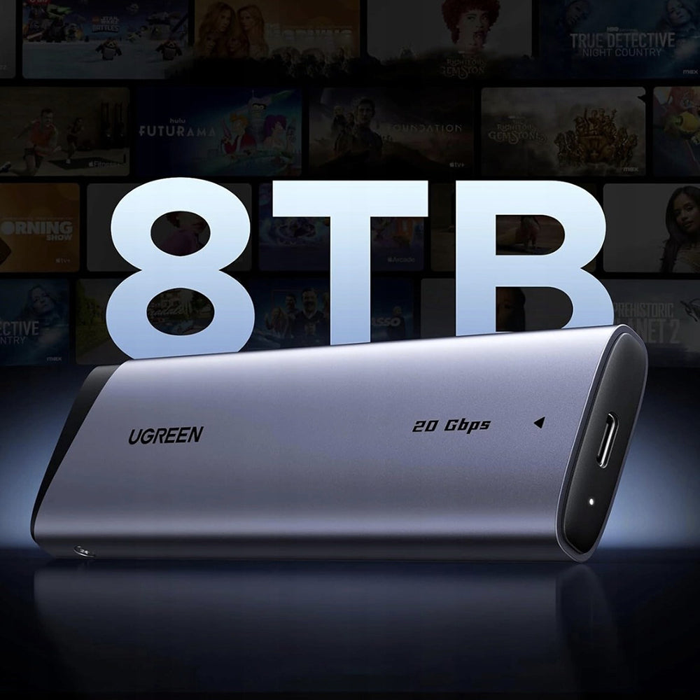 Rack UGREEN CM767 (55150) pro SSD M.2 NVMe, šedý