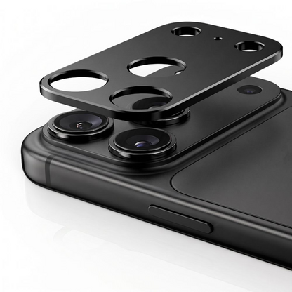 Ochranný rámeček zadní kamery Tech-Protect Camalloy Fit+ pro Apple iPhone 18 Pro, hliník, černý