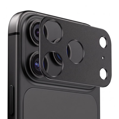 Ochranný rámeček zadní kamery Tech-Protect Camalloy Fit+ pro Apple iPhone 18 Pro, hliník, černý