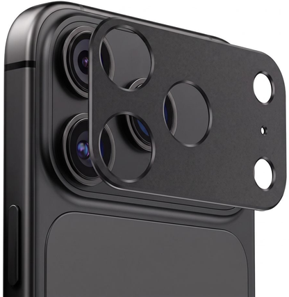 Ochranný rámeček zadní kamery Tech-Protect Camalloy Fit+ pro Apple iPhone 18 Pro Max, hliník, černá