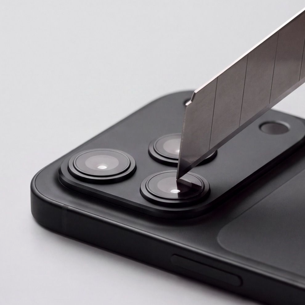Ochranný rámeček zadní kamery Tech-Protect Camalloy Fit+ pro Apple iPhone 18 Pro, hliník, černý