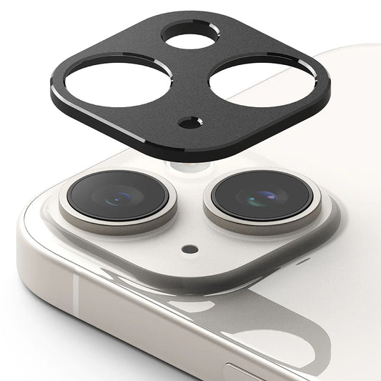 Rám ochrany zadní kamery Ringke Styling pro Apple iPhone 15 Plus / 15, Hliník, Černý