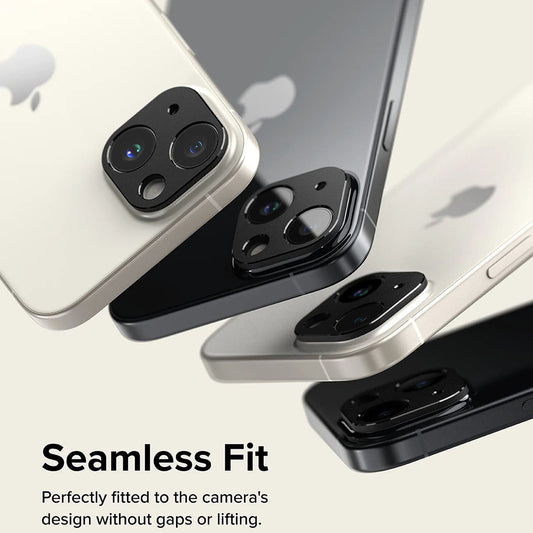 Rám ochrany zadní kamery Ringke Styling pro Apple iPhone 15 Plus / 15, Hliník, Černý