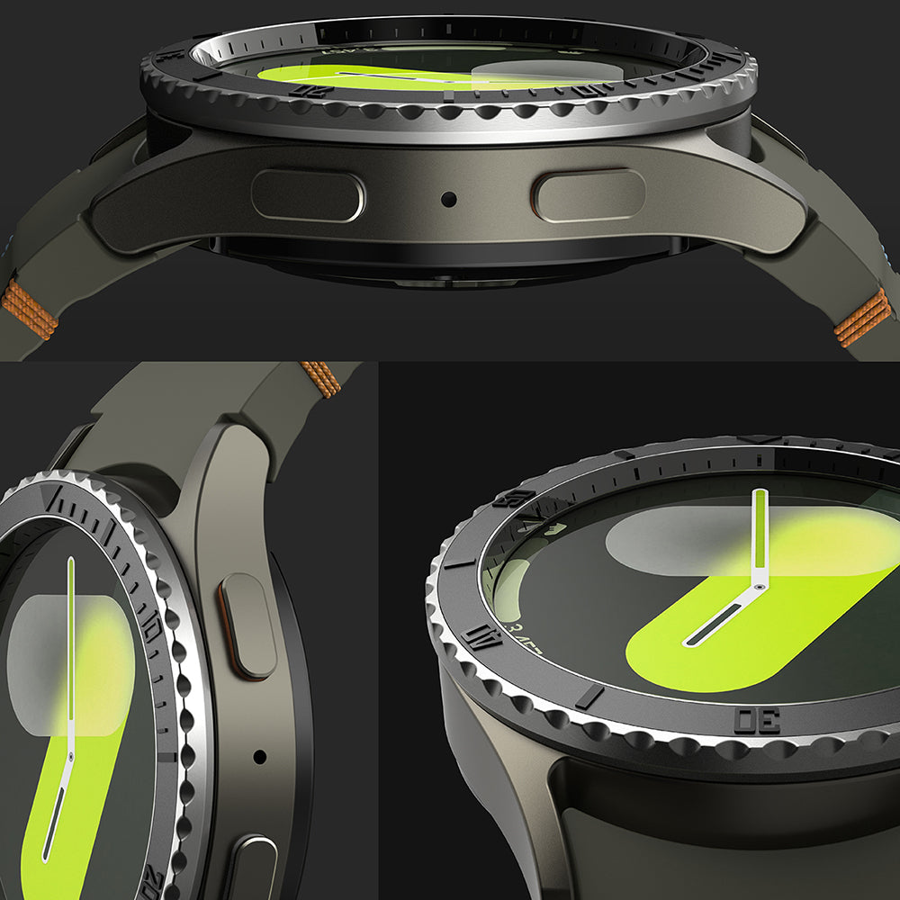 Rám Ochrana Ringke Premium Styling pro Samsung Galaxy Watch7 40mm, Model 3, Černá