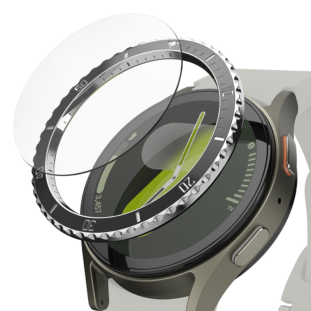 Rám Ochrana Ringke Premium Styling pro Samsung Galaxy Watch7 40mm, Model 4, Černá