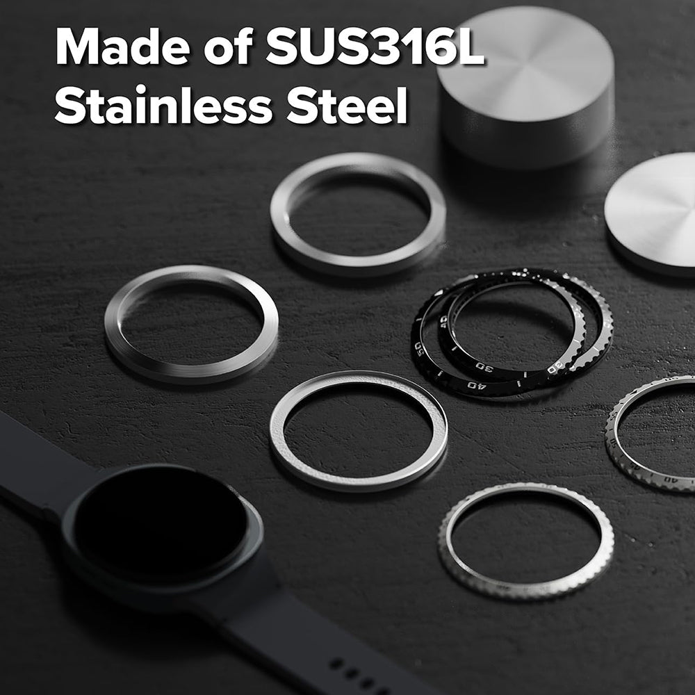 Ringke Inner Styling Protection Frame for Samsung Galaxy Watch8 Classic, Silver