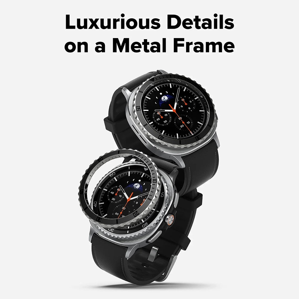 Rám Ochrana Ringke Premium Styling pro Samsung Galaxy Watch8 Classic, Černá