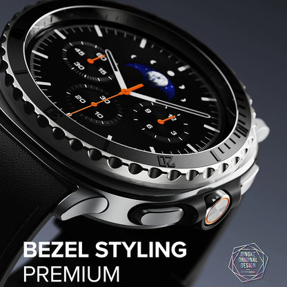 Rám Ochrana Ringke Premium Styling pro Samsung Galaxy Watch8 Classic, Černá