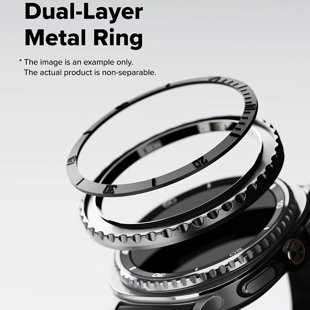 Rám Ochrana Ringke Premium Styling pro Samsung Galaxy Watch8 Classic, Černá