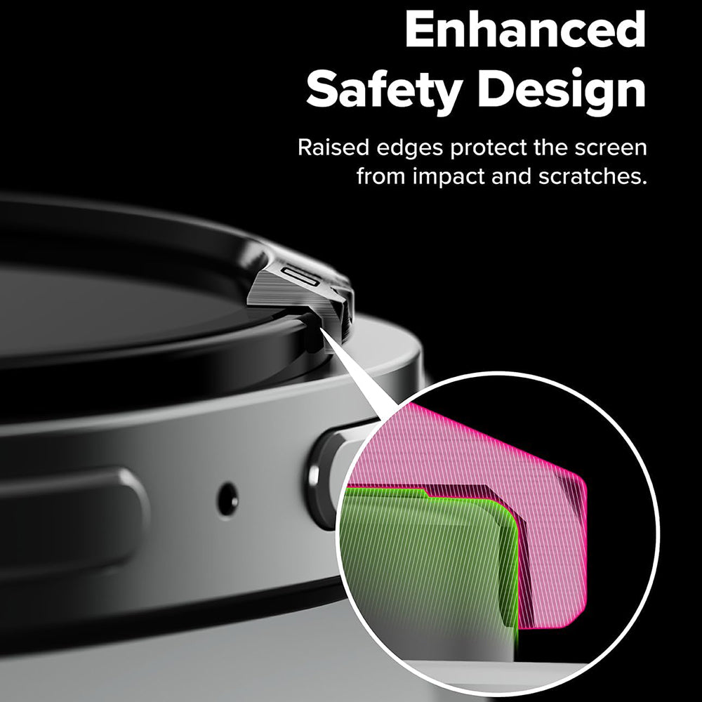 Rám Ochrana Ringke Inner Styling pro Samsung Galaxy Watch8 Classic, Černá