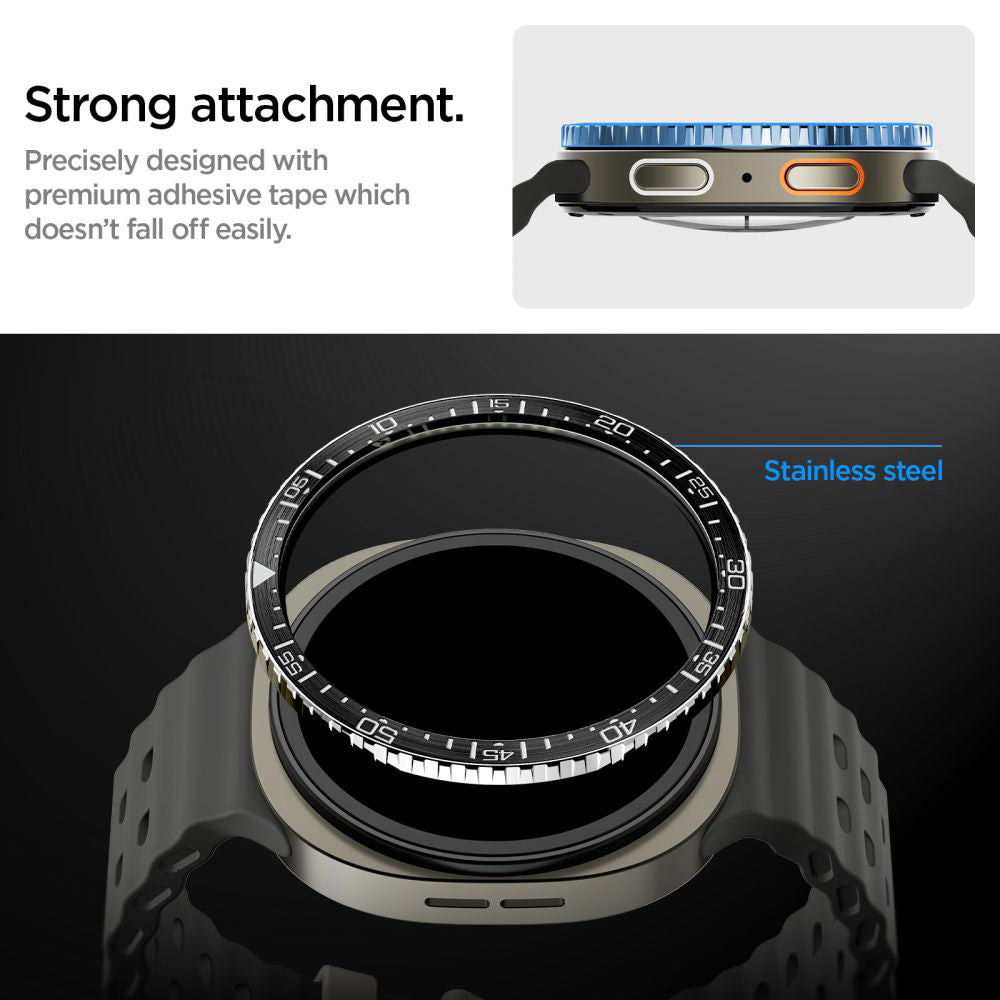 Spigen Tune Diver Protection Frame for Samsung Galaxy Watch8 44mm, Black