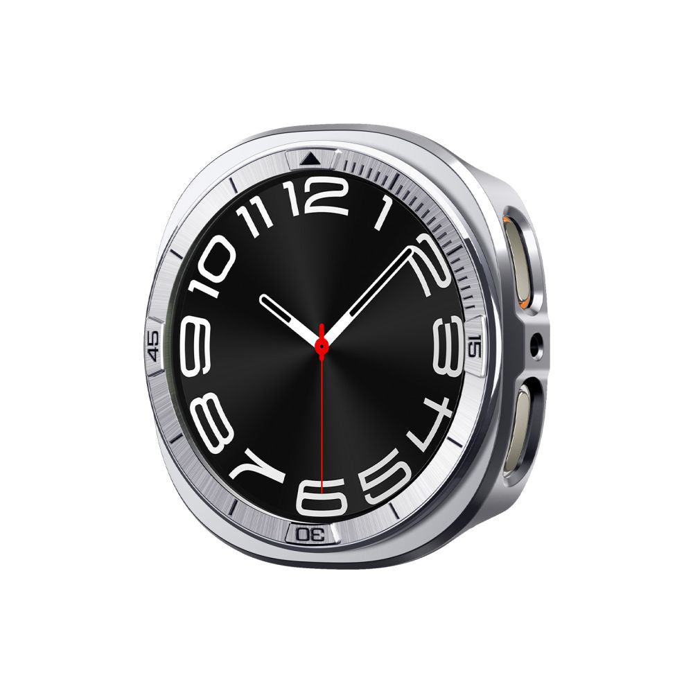 Ochranný rámek Spigen Tune Pro Pilot pro Samsung Galaxy Watch8 44mm, Stříbrný ACS10011