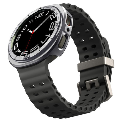Ochranný rámek Spigen Tune Pro Pilot pro Samsung Galaxy Watch8 44mm, Stříbrný ACS10011