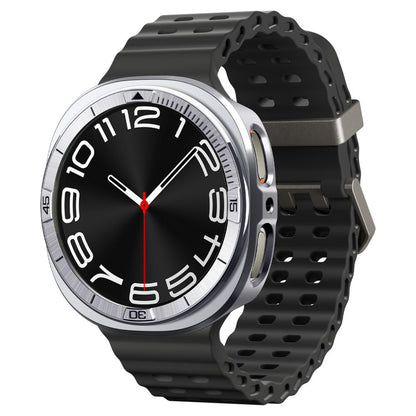 Ochranný rámek Spigen Tune Pro Pilot pro Samsung Galaxy Watch8 44mm, Stříbrný ACS10011