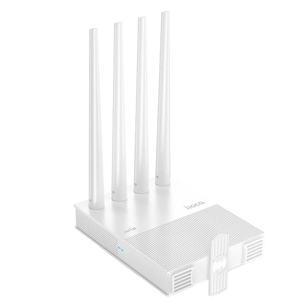 Router Wireless HOCO HI31, Dual Band, Wi-Fi 5, Bílý