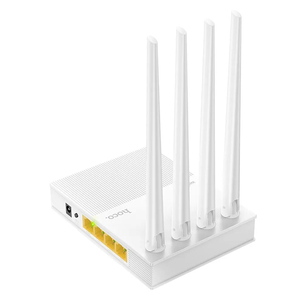 Router Wireless HOCO HI31, Dual Band, Wi-Fi 5, Bílý