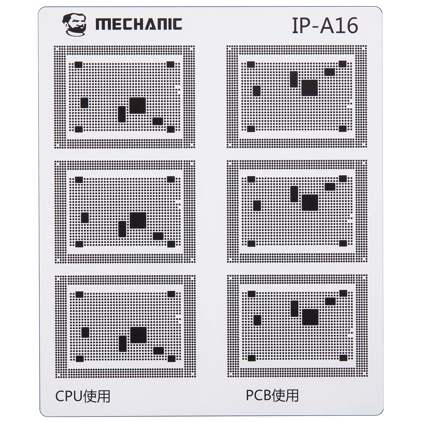 Šablona izolace cest Mechanic pro Apple iPhone 6 - 16 Series
