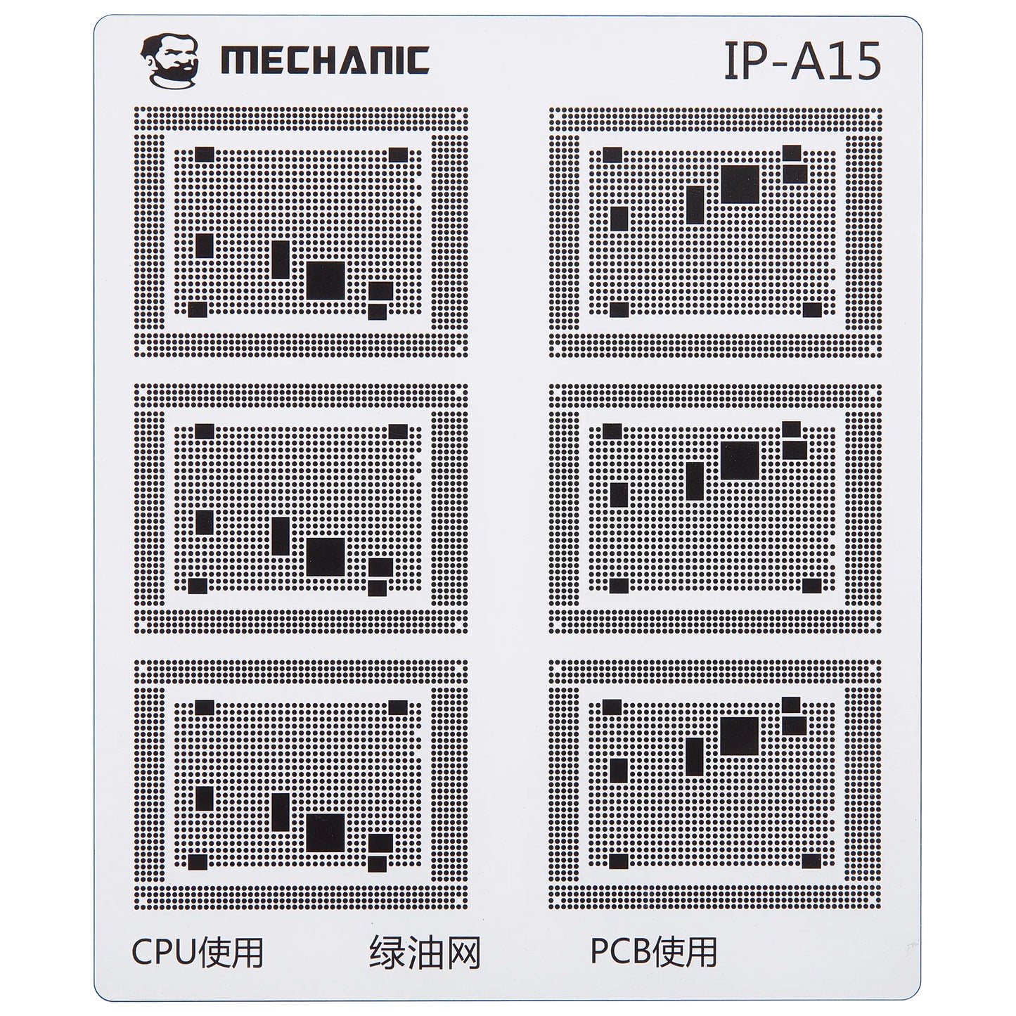 Šablona izolace cest Mechanic pro Apple iPhone 6 - 16 Series