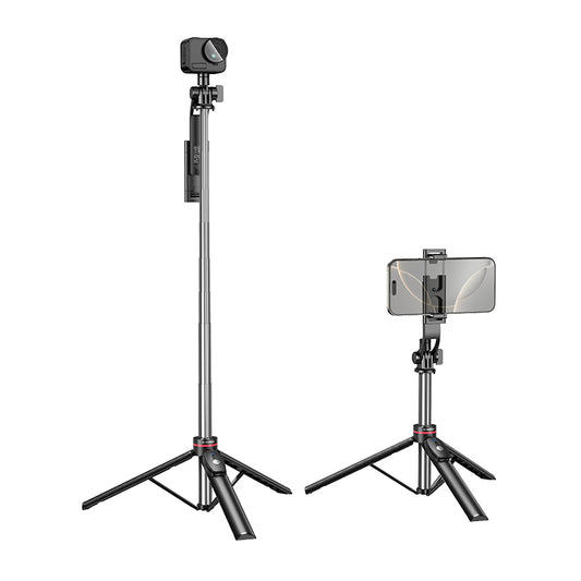 Selfie Stick Bluetooth Borofone BY15 Throne, 4,5 palce - 7 palce, Černý