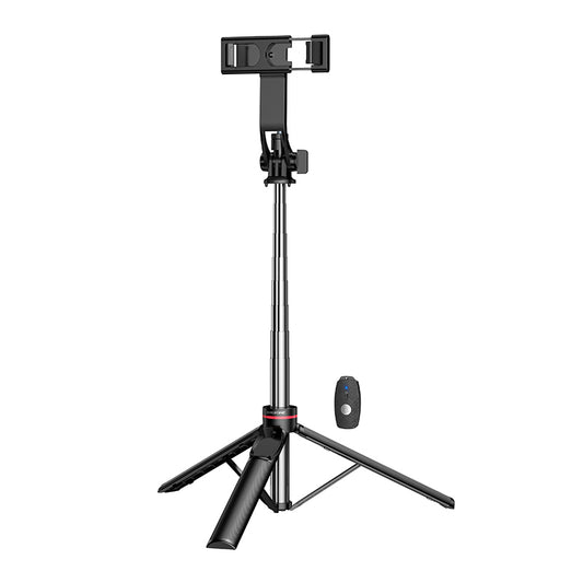 Selfie Stick Bluetooth Borofone BY15 Throne, 4,5 palce - 7 palce, Černý