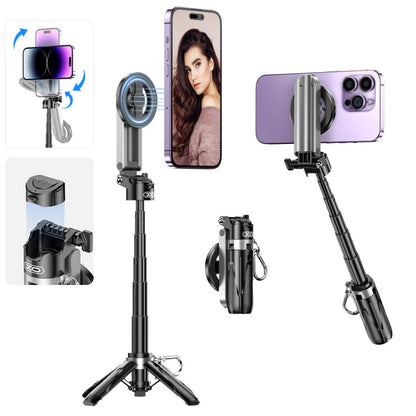 Selfie Stick Bluetooth XO Design SS22, Univerzální, Černý