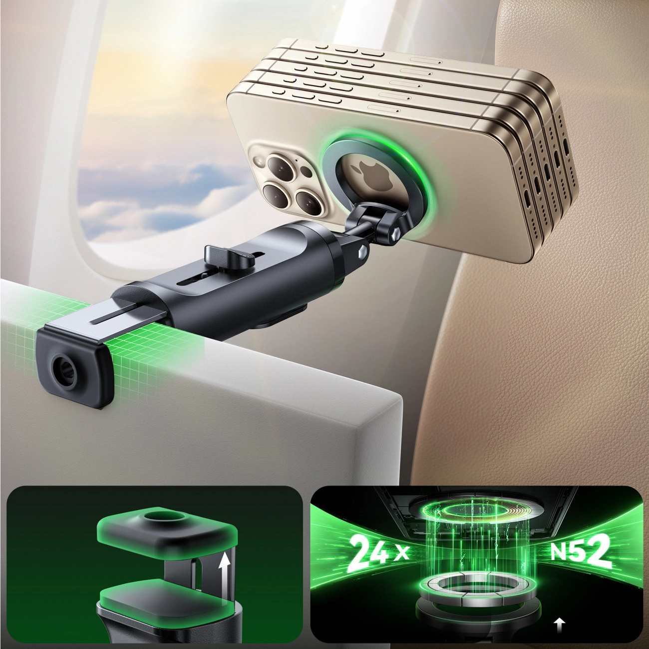 Selfie Stick Bluetooth Joyroom JR-ZS509, Univerzální, Černý