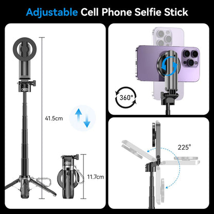Selfie Stick Bluetooth XO Design SS22, Univerzální, Černý