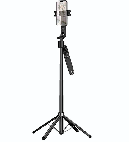 Selfie Stick Bluetooth HOCO K32 Face Tracking, 4.5inch - 7inch, Černý