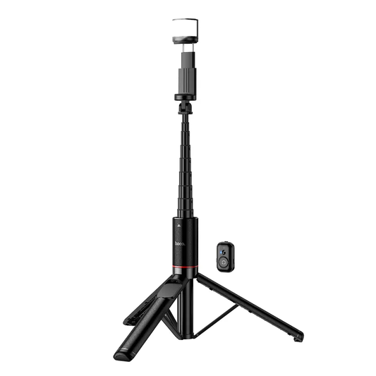 Selfie Stick Bluetooth HOCO K34, 4,5 palce - 7 palce, Černá