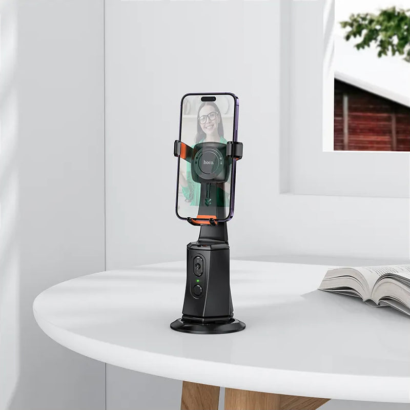 Podpora HOCO K26 Face Tracking 360, Univerzální, Černá