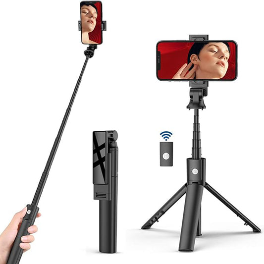 Selfie Stick Bluetooth Techsuit K22, Univerzální, Černý