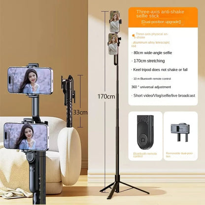 Selfie Stick Bluetooth Techsuit K28, Univerzální, Černý