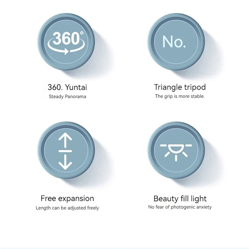 Selfie Stick Bluetooth Techsuit K28, Univerzální, Černý