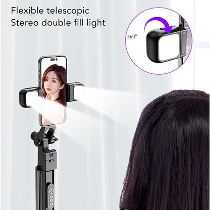 Selfie Stick Bluetooth Techsuit K30S, Univerzální, Černý