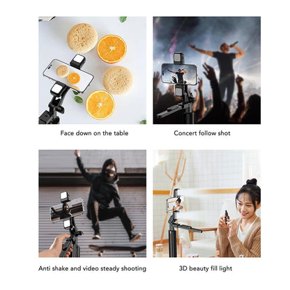 Selfie Stick Bluetooth Techsuit K30S, Univerzální, Černý