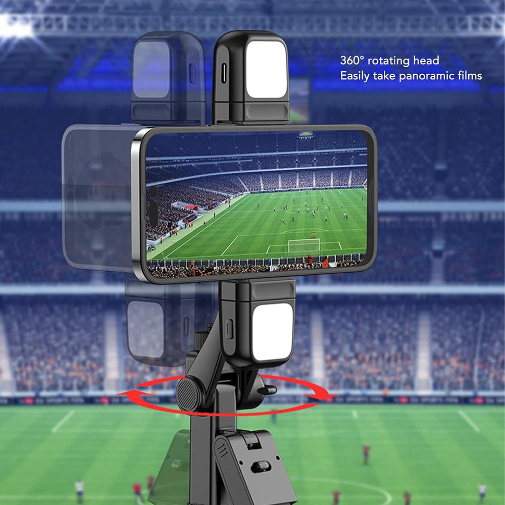 Selfie Stick Bluetooth Techsuit K30S, Univerzální, Černý