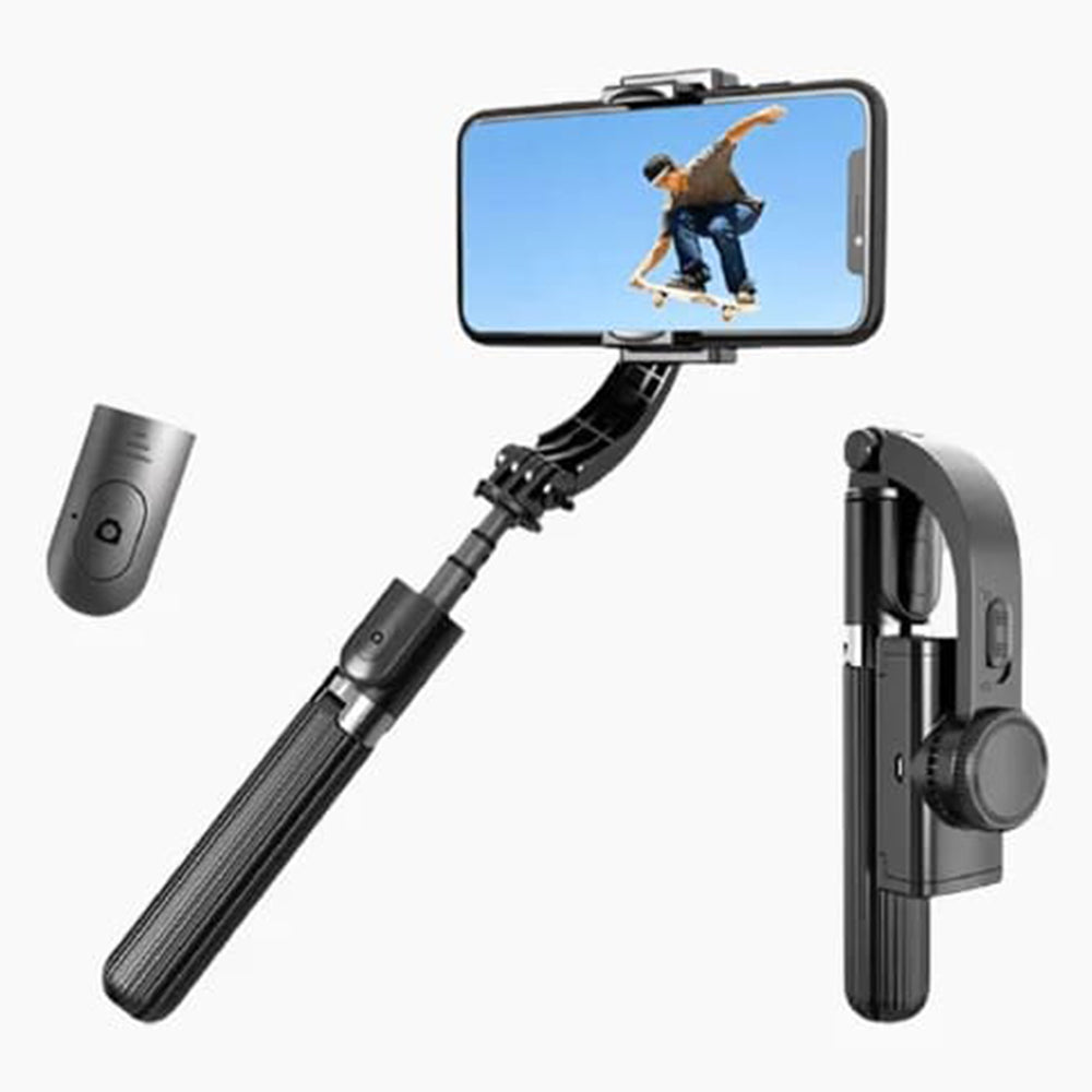 Selfie Stick Bluetooth Techsuit L08, Univerzální, Černý
