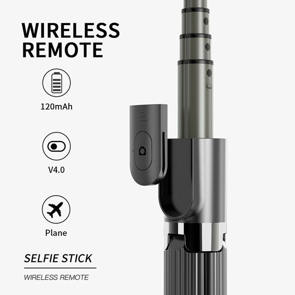 Selfie Stick Bluetooth Techsuit L08, Univerzální, Černý