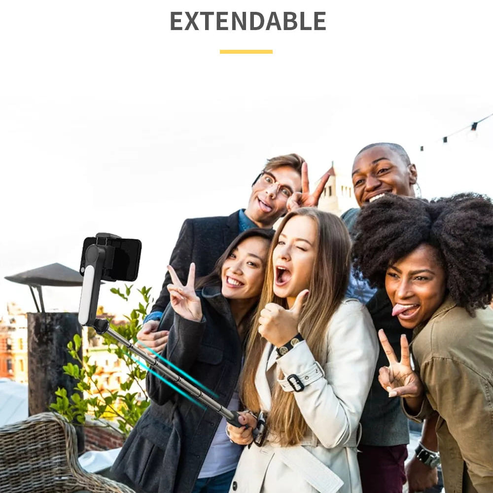 Gimbal Stabilizer Bluetooth Techsuit L09 Gimbal, Universal, Black