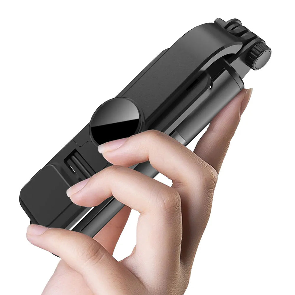 Selfie Stick Bluetooth Techsuit L10s, Univerzální, Černý