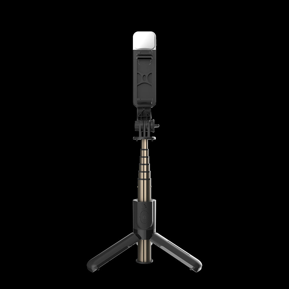 Selfie Stick Bluetooth Techsuit L10s, Univerzální, Černý