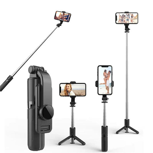 Selfie Stick Bluetooth Techsuit L11, Univerzální, Černý
